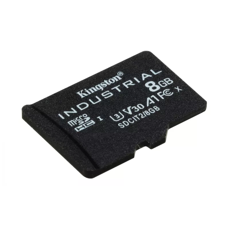 Kingston Technology 8GB microSDHC Industrial C10 A1 pSLC karte + SD adapteris