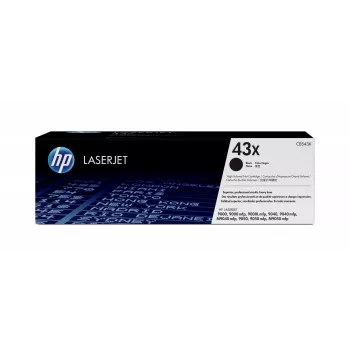 HP 43X lielas ietilpības melns oriģināls LaserJet tonera kārtridžs, 30000 lapaspuses, melns, 1 gab.