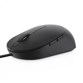 DELL Pro vadu pele - MS3220 - Melna, abpusēja, lāzera, USB Type-A, 3200 DPI, 2 ms, Melna