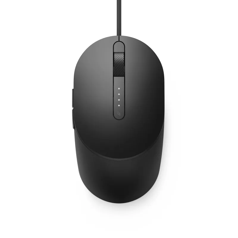 DELL Pro vadu pele - MS3220 - Melna, abpusēja, lāzera, USB Type-A, 3200 DPI, 2 ms, Melna