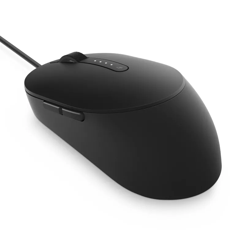 DELL Pro vadu pele - MS3220 - Melna, abpusēja, lāzera, USB Type-A, 3200 DPI, 2 ms, Melna