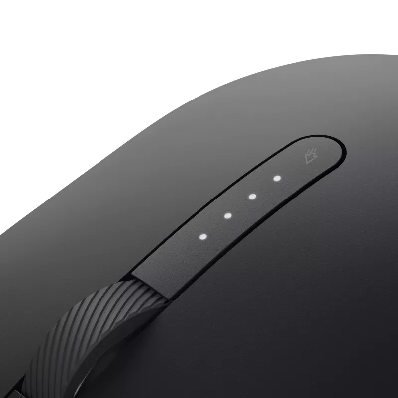 DELL Pro vadu pele - MS3220 - Melna, abpusēja, lāzera, USB Type-A, 3200 DPI, 2 ms, Melna