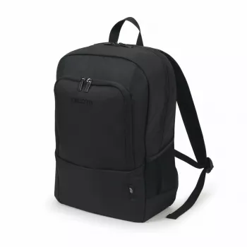 DICOTA Eco Backpack Base - 13-14.1in piezīmjdatora mugursoma - Melna / 300d Rpet poliesters