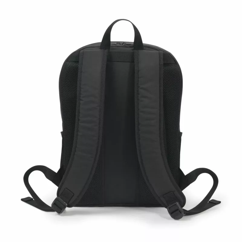 DICOTA Eco Backpack Base - 13-14.1in piezīmjdatora mugursoma - Melna / 300d Rpet poliesters