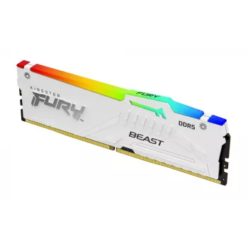 Kingston Technology FURY Beast 16GB 6000MT/s DDR5 CL36 DIMM balta RGB EXPO