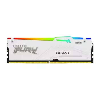 Kingston Technology FURY Beast 16GB 6000MT/s DDR5 CL36 DIMM balta RGB EXPO