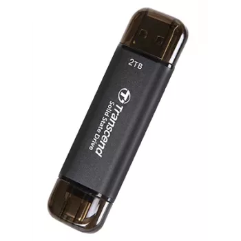 TRANSCEND Esd310c - 2TB Portatīvais SSD - USB Type-A / USB Type-C
