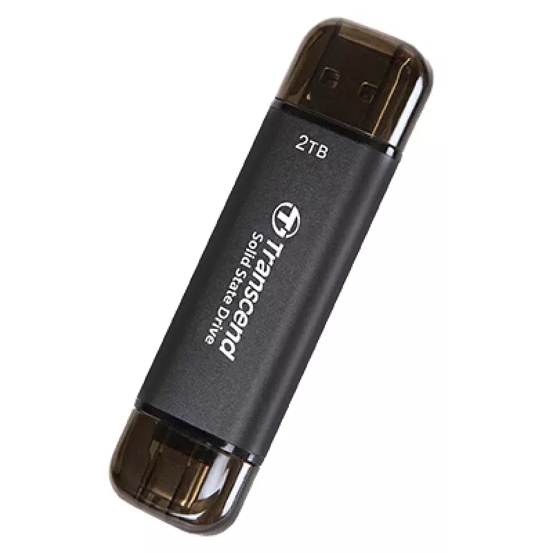 TRANSCEND Esd310c - 2TB Portatīvais SSD - USB Type-A / USB Type-C