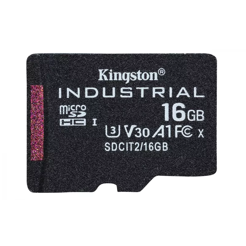 Kingston Technology 16GB microSDHC Industrial C10 A1 pSLC karte + SD adapteris