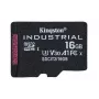 Kingston Technology 16GB microSDHC Industrial C10 A1 pSLC Card viena paka bez adaptera