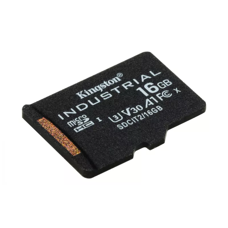 Kingston Technology 16GB microSDHC Industrial C10 A1 pSLC Card viena paka bez adaptera