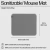 HP 100 Sanitizable pele Pad, pelēka, Monochromatic, Polyester, Rubber