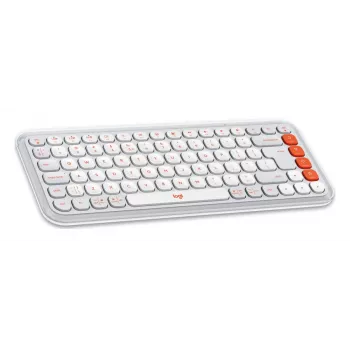 Logitech POP Icon Combo tastatūra un pele universāla Bluetooth QWERTY US International oranža balta