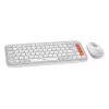 Logitech POP Icon Combo tastatūra un pele universāla Bluetooth QWERTY US International oranža balta