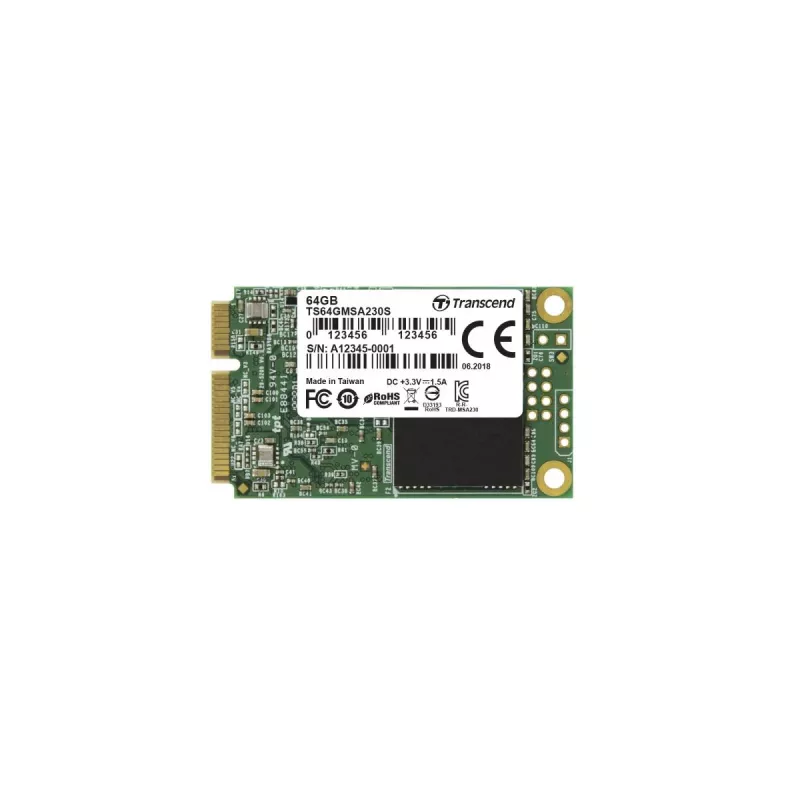 SSD disks Transcend 64GB mSATA 6Gbit/s TS64GMSA230S