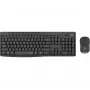 LOGITECH Mk295 Silent bezvadu komplekts Graphite Čehu Qwertz
