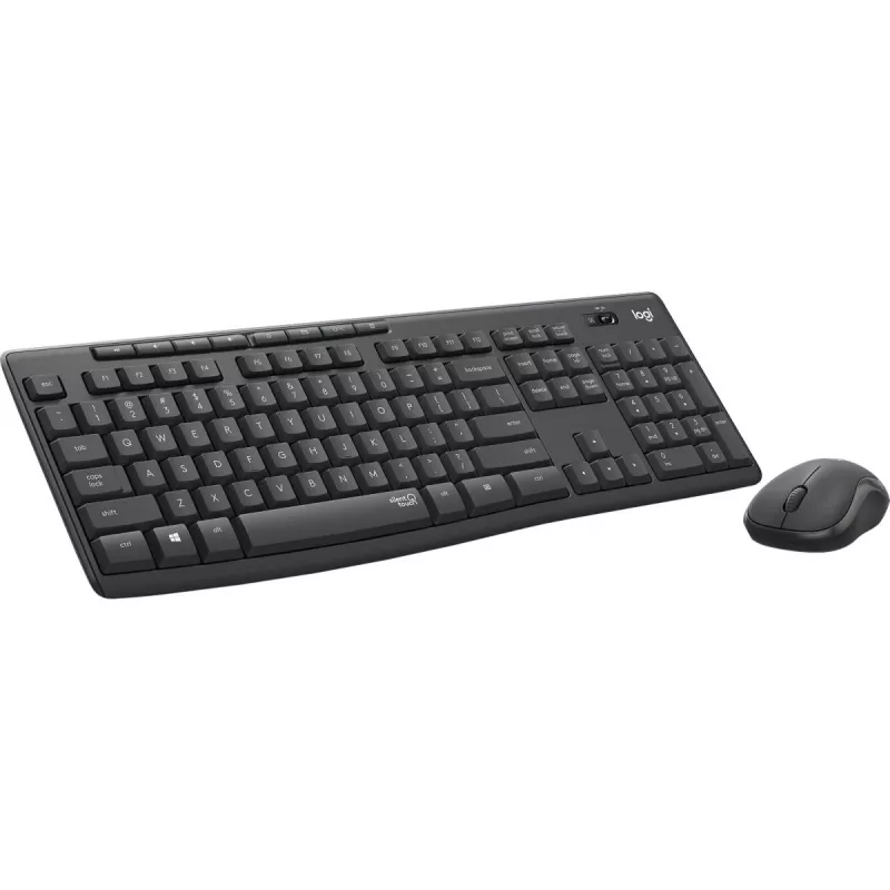 LOGITECH Mk295 Silent bezvadu komplekts Graphite Čehu Qwertz