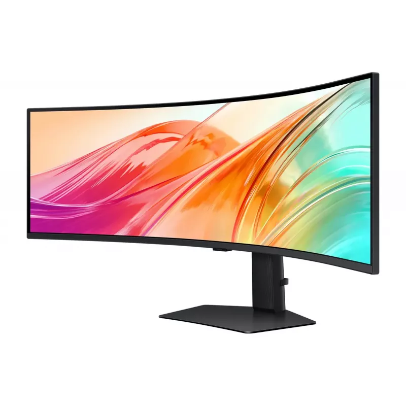 Samsung S95UC datora monitors 124,5 cm (49 colli) 5120 x 1440 pikseļi Dual QHD LCD Melns