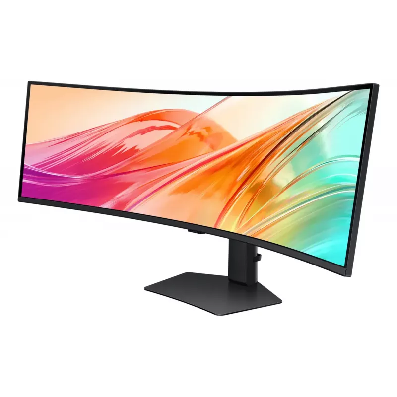Samsung S95UC datora monitors 124,5 cm (49 colli) 5120 x 1440 pikseļi Dual QHD LCD Melns