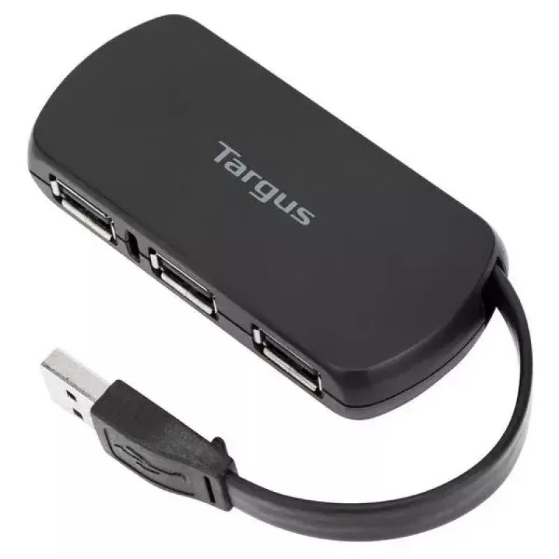 Targus ACH114EU saskarnes centrmezgls USB 2.0 480 Mbit/s Melns