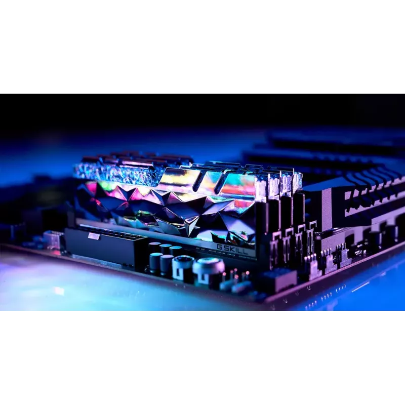 DIMM 64 GB DDR4-3600 (4x 16 GB) Quad-Kit, Arbeitsspeicher silber, F4-3600C16Q-64GTESC, Trident Z Royal Elite, INTEL XMP