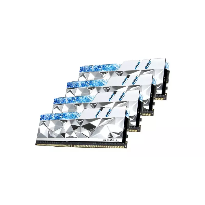 DIMM 64 GB DDR4-3600 (4x 16 GB) Quad-Kit, Arbeitsspeicher silber, F4-3600C16Q-64GTESC, Trident Z Royal Elite, INTEL XMP