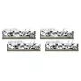 DIMM 64 GB DDR4-3600 (4x 16 GB) Quad-Kit, Arbeitsspeicher silber, F4-3600C16Q-64GTESC, Trident Z Royal Elite, INTEL XMP