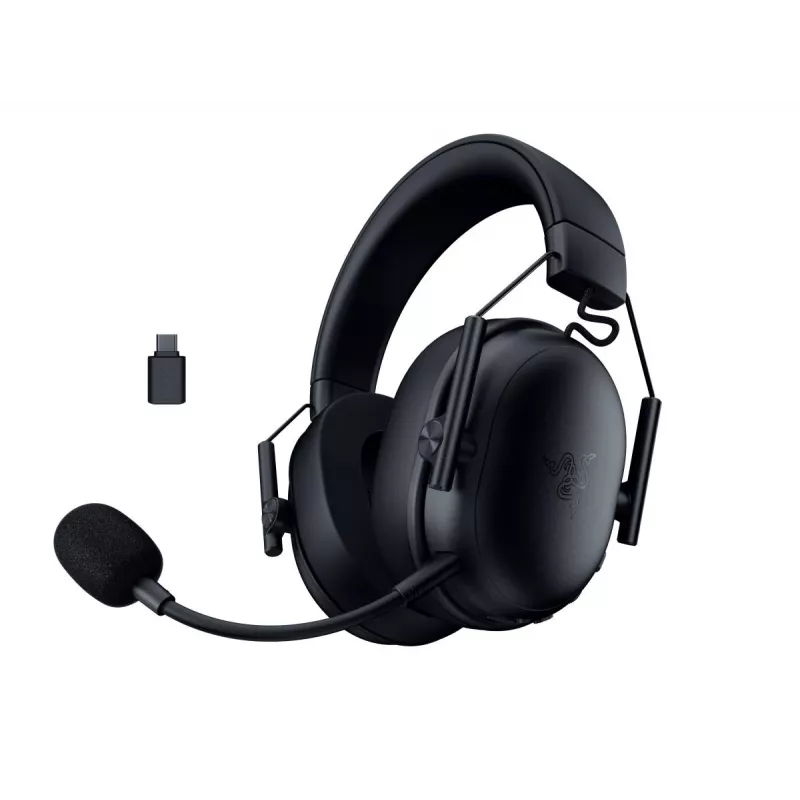 RAZER austiņas Melnsshark V3 X Hyperspeed - stereo - bezvadu / USB - balta