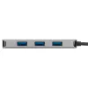 Targus ACH226EU saskarnes centrmezgls USB 3.2 Gen 1 (3.1 Gen 1) Type-C 5000 Mbit/s sudraba krāsā