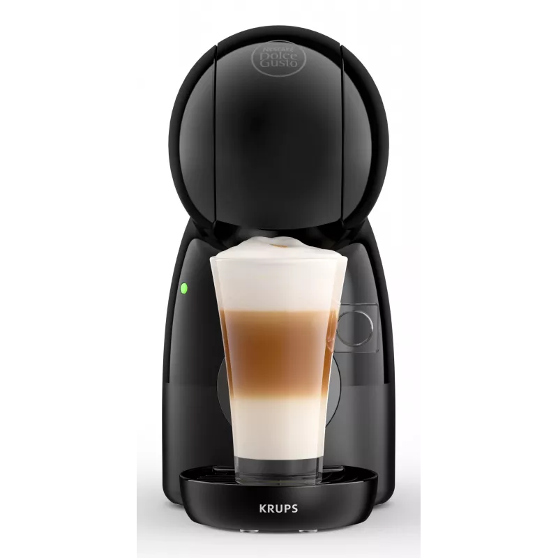 Espresso automāts KRUPS Piccolo XS KP1A3B, 0,8 L ūdens tvertne, Dolce Gusto kapsulas, 1600 W, darba virsmai, melns