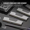 CORSAIR atmiņa 32GB (2x16gb) DDR5 Dram 6000mt/s CL36 AMD Expo & Intel Xmp atmiņas komplekts Vengeance balts