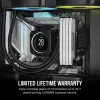 CORSAIR atmiņa 32GB (2x16gb) DDR5 Dram 6000mt/s CL36 AMD Expo & Intel Xmp atmiņas komplekts Vengeance balts