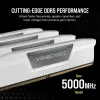 CORSAIR atmiņa 32GB (2x16gb) DDR5 Dram 6000mt/s CL36 AMD Expo & Intel Xmp atmiņas komplekts Vengeance balts