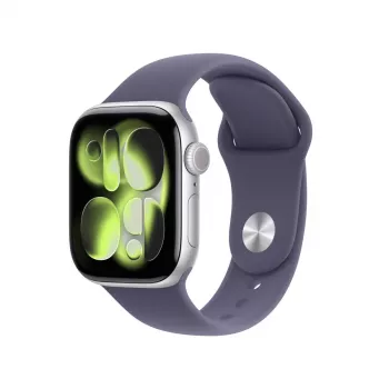 APPLE Watch Series 11 GPS + Cellular 42mm Sudraba alumīnija korpuss ar Purple Fog Sport siksniņu S/M