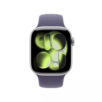 APPLE Watch Series 11 GPS + Cellular 42mm Sudraba alumīnija korpuss ar Purple Fog Sport siksniņu S/M