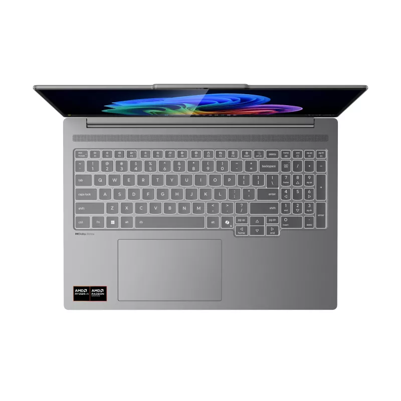 Lenovo IdeaPad Pro 5 16AKP10 Copilot+ PC AMD Ryzen™ AI 7 350 klēpjdators 40,6 cm (16 collas) 2.8K 32 GB LPDDR5x-SDRAM 1 TB SSD Wi-Fi 7 (802.11be) Windows 11 Pro German pelēka