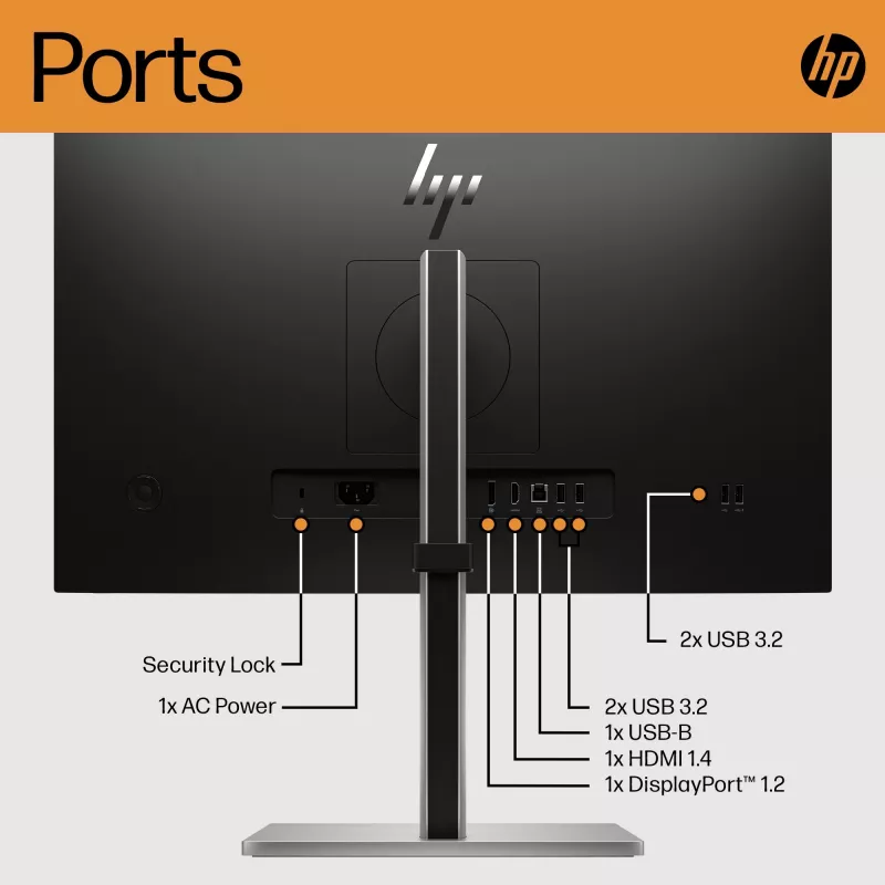 Monitors HP E-Series E24 G5 23.8 collu Full HD LCD 1920x1080