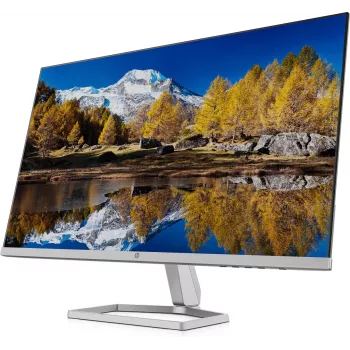 Monitors HP M27fq 27 collu Quad HD 2560x1440 IPS LCD, 300 cd/m², 75 Hz, 5 ms, Sudrabs