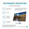 Monitors HP M27fq 27 collu Quad HD 2560x1440 IPS LCD, 300 cd/m², 75 Hz, 5 ms, Sudrabs