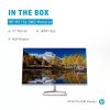 Monitors HP M27fq 27 collu Quad HD 2560x1440 IPS LCD, 300 cd/m², 75 Hz, 5 ms, Sudrabs