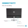 Monitors HP M27fq 27 collu Quad HD 2560x1440 IPS LCD, 300 cd/m², 75 Hz, 5 ms, Sudrabs