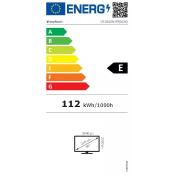 Viewsonic IFP8634 interaktīvā tāfele 2.18 m (86 collas) 3840 x 2160 pikseļi Skārienekrāns Melns
