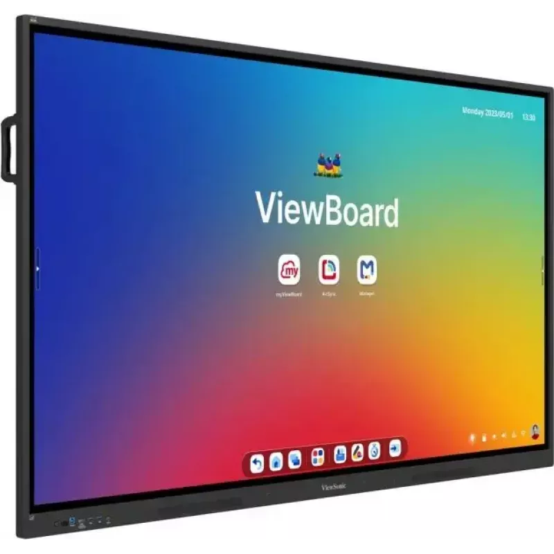 Viewsonic IFP8634 interaktīvā tāfele 2.18 m (86 collas) 3840 x 2160 pikseļi Skārienekrāns Melns
