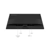 Monitors Lenovo L27-4e 27 collas Full HD IPS LCD 1920x1080, 100 Hz, 6 ms, 300 cd/m², VESA 100x100, HDMI un VGA, Raven Black