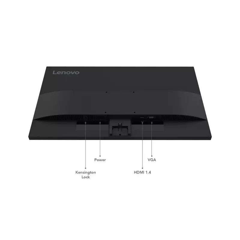 Monitors Lenovo L27-4e 27 collas Full HD IPS LCD 1920x1080, 100 Hz, 6 ms, 300 cd/m², VESA 100x100, HDMI un VGA, Raven Black
