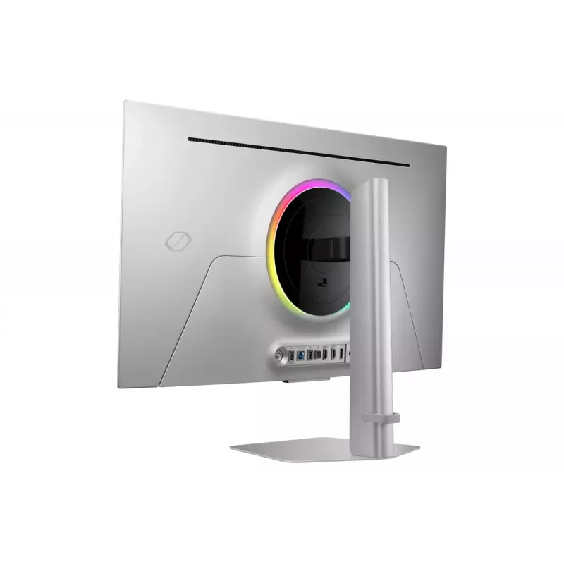 Samsung S32FG814SU datora monitors 81,3 cm (32 colli) 3840 x 2160 pikseļi 4K Ultra HD OLED Sudrabs