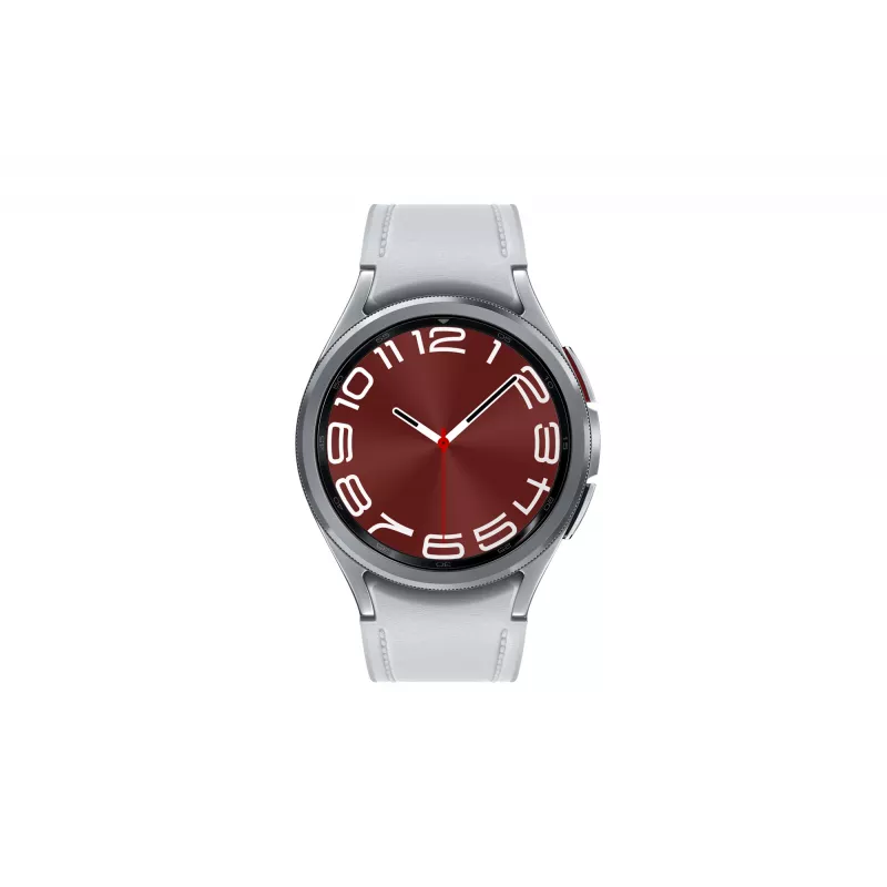 Samsung Galaxy Watch6 Classic 43 mm Digitalais skārienekrāns 4G Sudraba krāsā