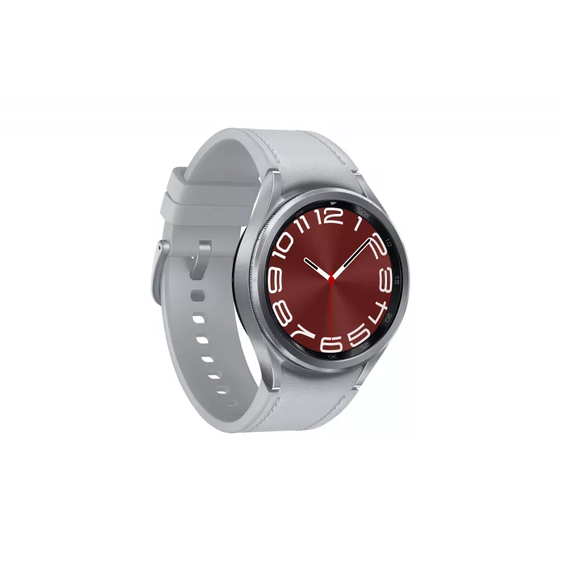 Samsung Galaxy Watch6 Classic 43 mm Digitalais skārienekrāns 4G Sudraba krāsā