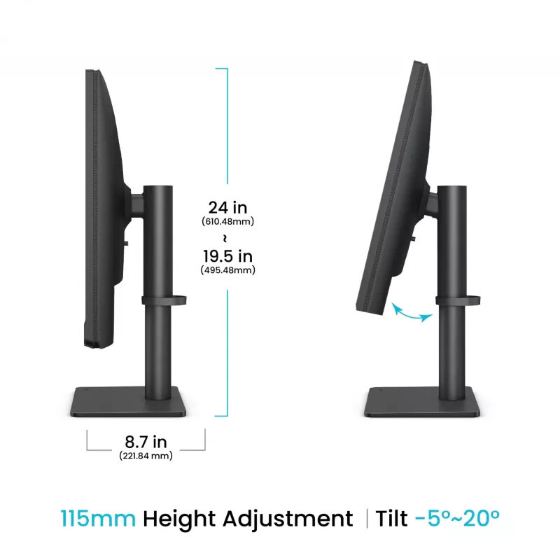 Datora monitors BenQ PV3200U 31,5 collas (80 cm) 3840×2160 4K IPS LCD, 5 ms, USB-C, VESA, skaļruņi, melns