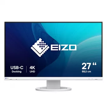 EIZO FlexScan EV2740S-WT datora monitors 68,6 cm (27 collas) 3840 x 2160 pikseļi 4K Ultra HD LCD Balts